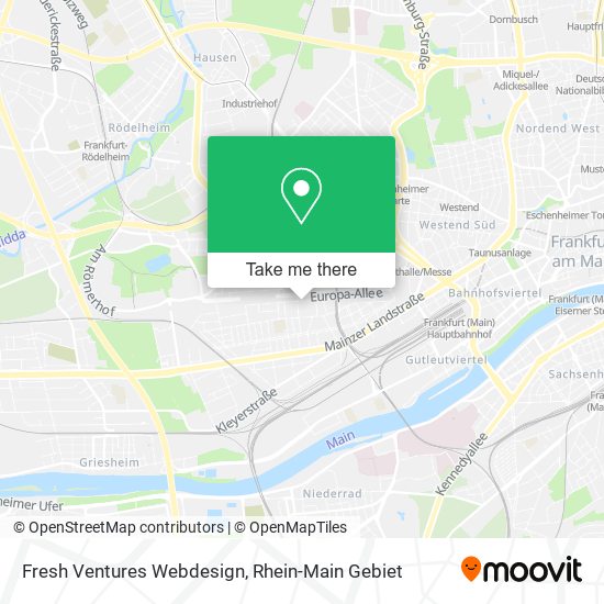 Fresh Ventures Webdesign map