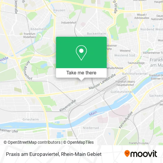 Карта Praxis am Europaviertel