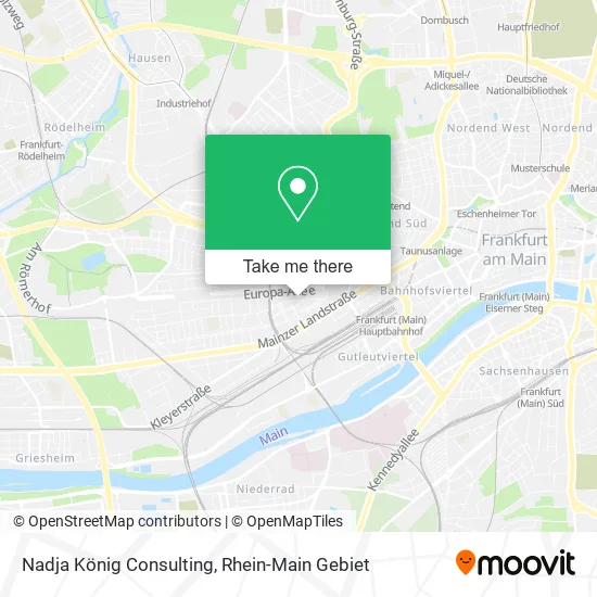 Карта Nadja König Consulting