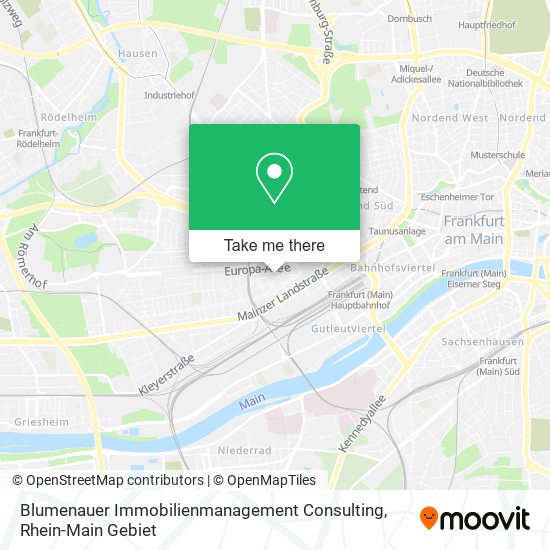 Blumenauer Immobilienmanagement Consulting map