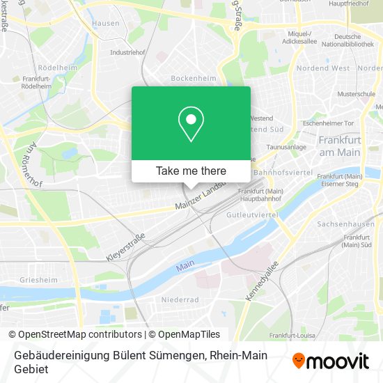 Gebäudereinigung Bülent Sümengen map