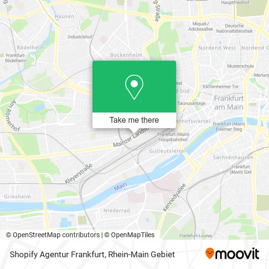 Карта Shopify Agentur Frankfurt