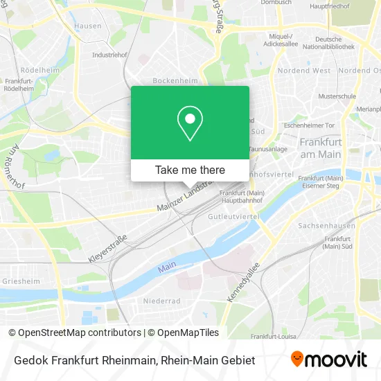 Карта Gedok Frankfurt Rheinmain