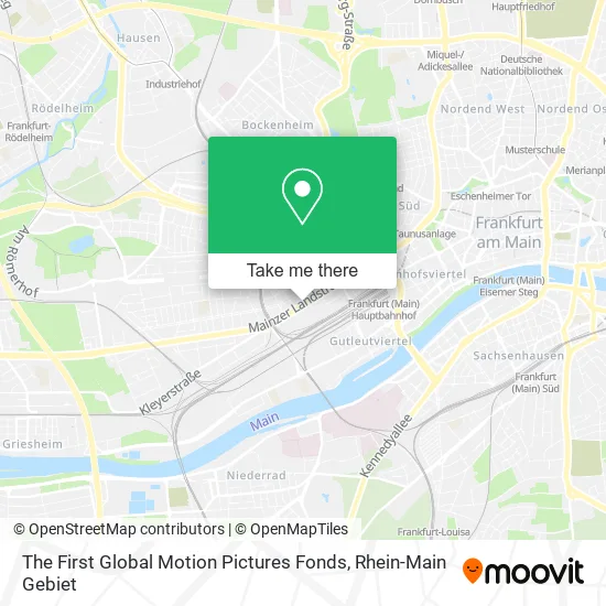 Карта The First Global Motion Pictures Fonds