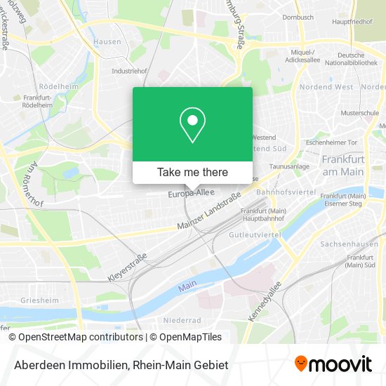 Aberdeen Immobilien map