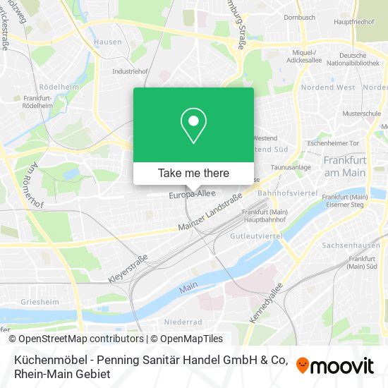 Küchenmöbel - Penning Sanitär Handel GmbH & Co map