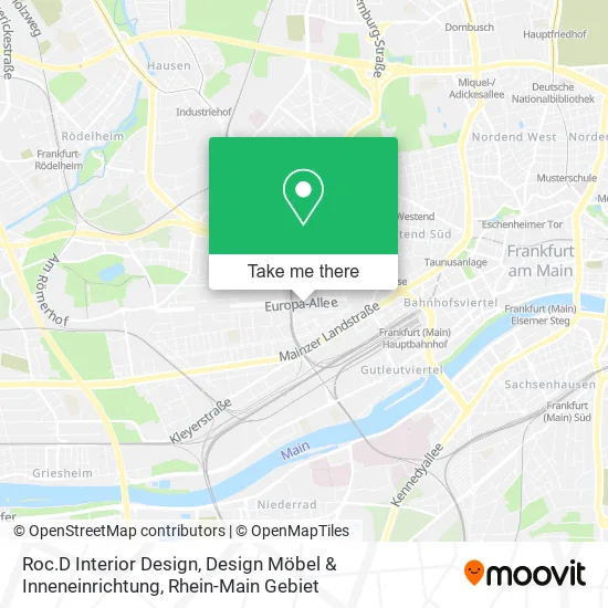 Карта Roc.D Interior Design, Design Möbel & Inneneinrichtung