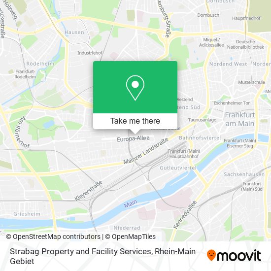 Strabag Property and Facility Services map