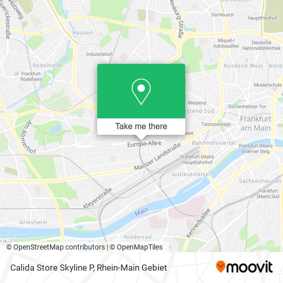 Calida Store Skyline P map