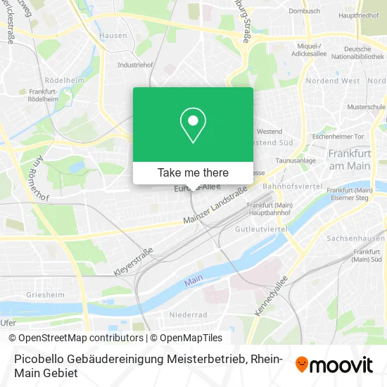 Picobello Gebäudereinigung Meisterbetrieb map