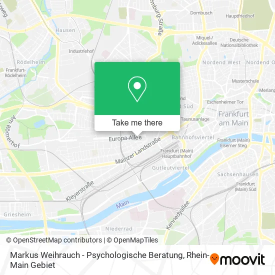 Карта Markus Weihrauch - Psychologische Beratung