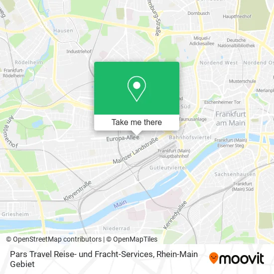 Pars Travel Reise- und Fracht-Services map
