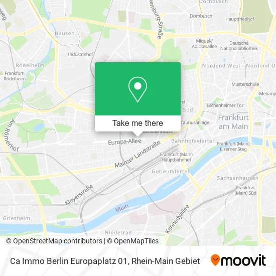 Карта Ca Immo Berlin Europaplatz 01