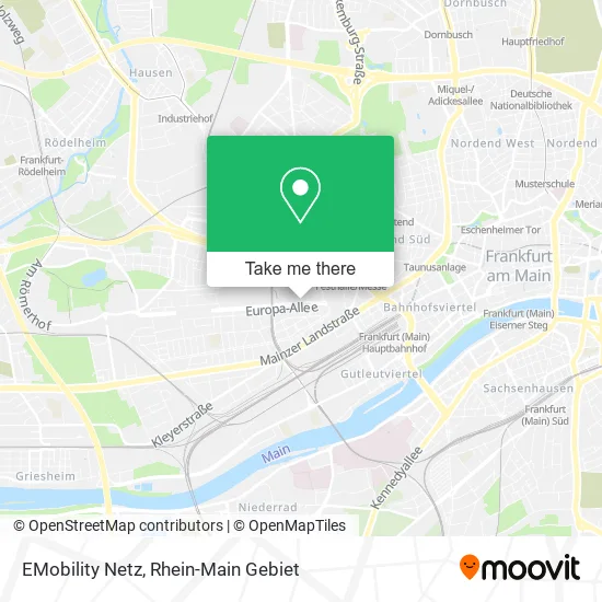 EMobility Netz map