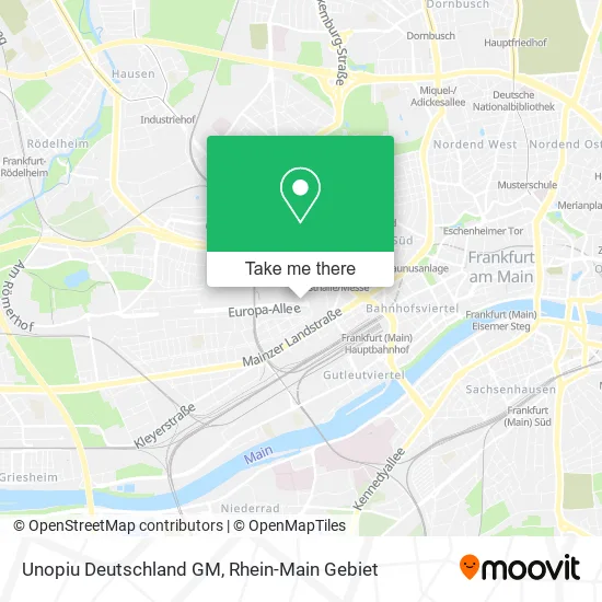 Карта Unopiu Deutschland GM