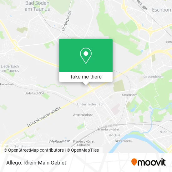 Карта Allego