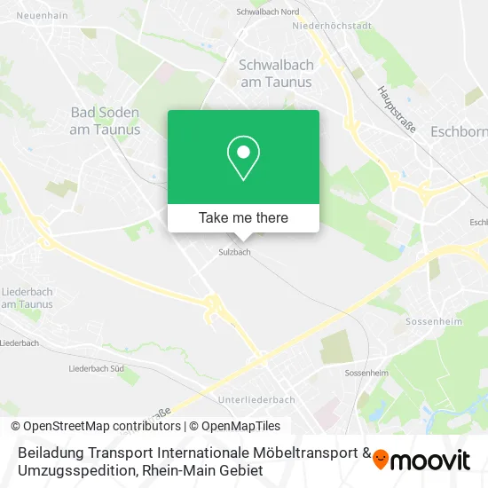 Карта Beiladung Transport Internationale Möbeltransport & Umzugsspedition