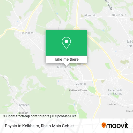 Карта Physio in Kelkheim