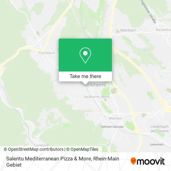 Карта Salentu Mediterranean Pizza & More