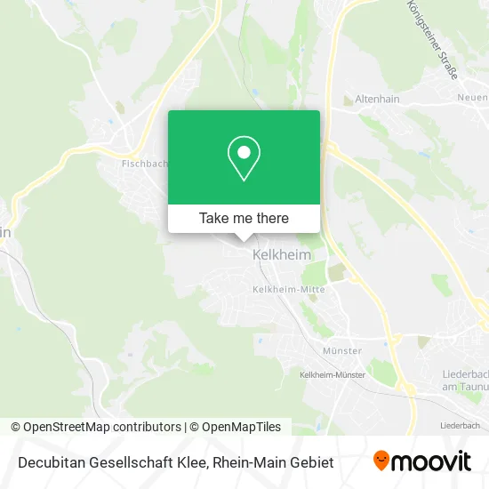 Карта Decubitan Gesellschaft Klee