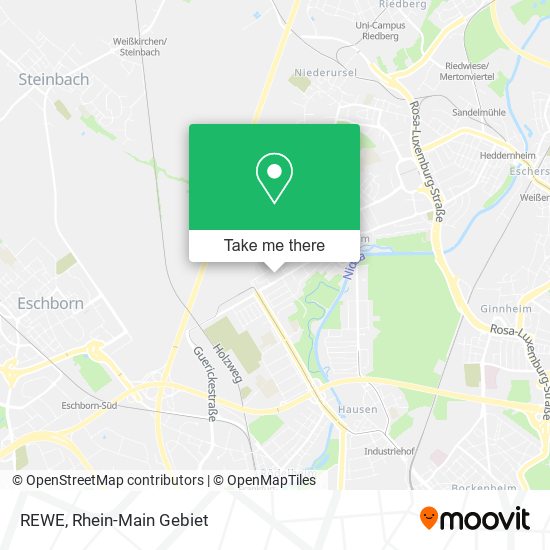 REWE map