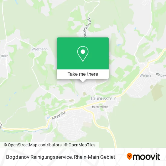 Карта Bogdanov Reinigungsservice