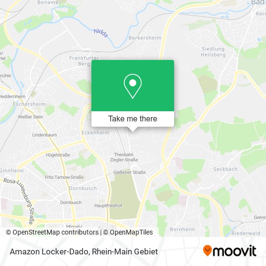 Amazon Locker-Dado map