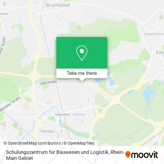 Schulungszentrum für Bauwesen und Logistik map