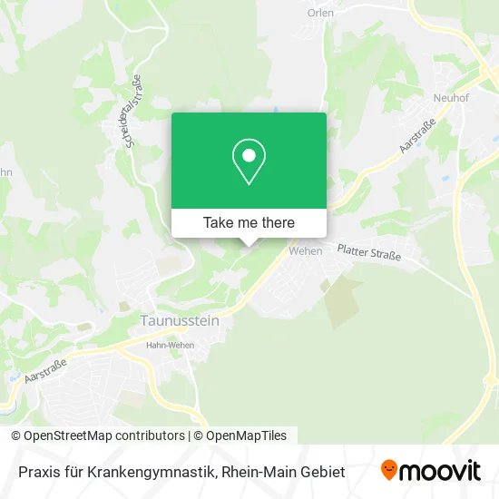 Карта Praxis für Krankengymnastik