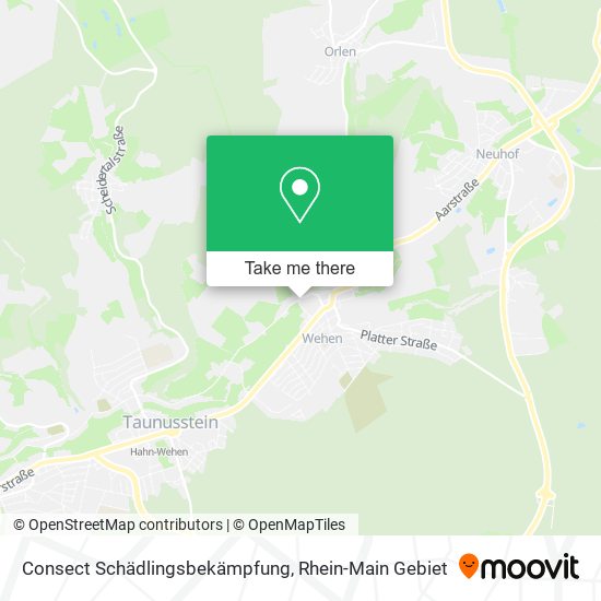 Consect Schädlingsbekämpfung map