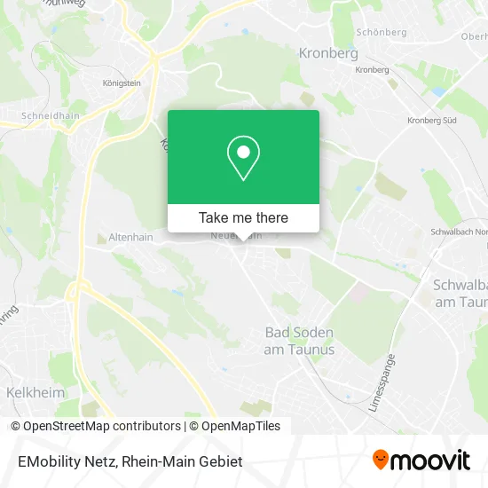 Карта EMobility Netz