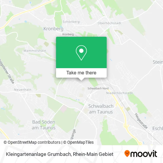 Карта Kleingartenanlage Grumbach