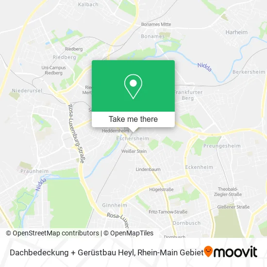 Карта Dachbedeckung + Gerüstbau Heyl