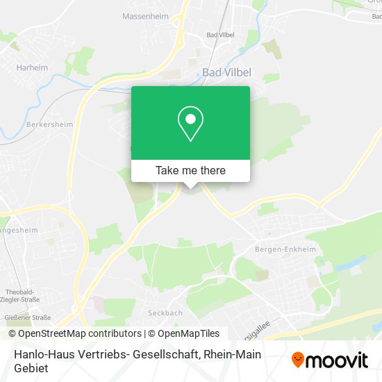 Hanlo-Haus Vertriebs- Gesellschaft map