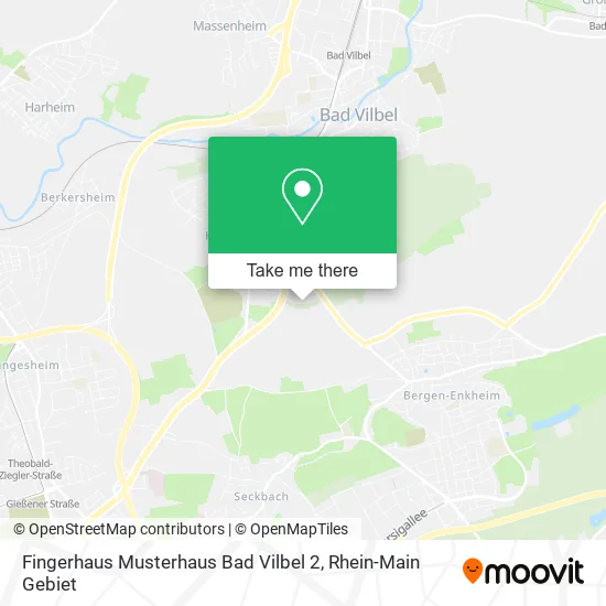 Карта Fingerhaus Musterhaus Bad Vilbel 2