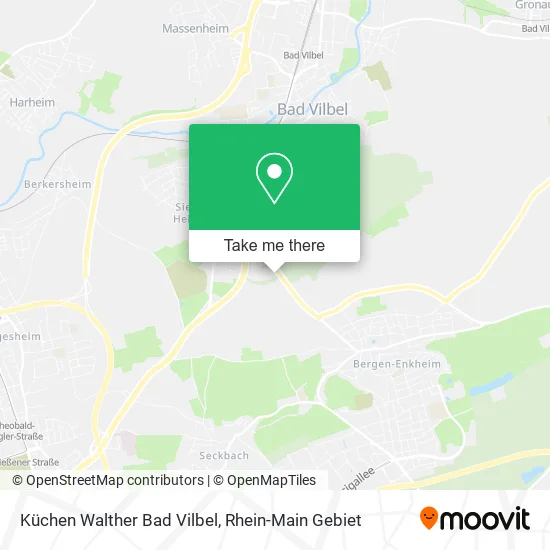 Карта Küchen Walther Bad Vilbel