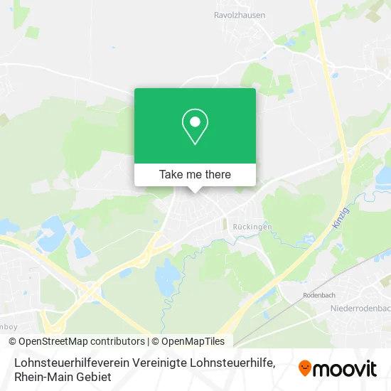 Карта Lohnsteuerhilfeverein Vereinigte Lohnsteuerhilfe