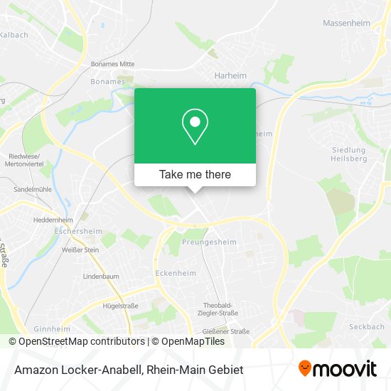Amazon Locker-Anabell map