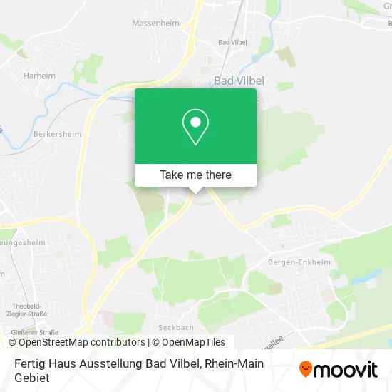 Карта Fertig Haus Ausstellung Bad Vilbel