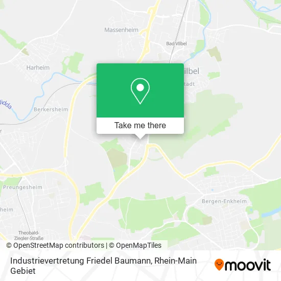 Карта Industrievertretung Friedel Baumann