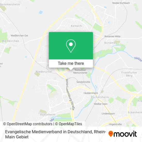 Evangelische Medienverband in Deutschland map