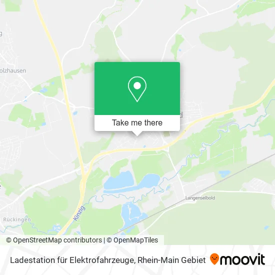 Карта Ladestation für Elektrofahrzeuge