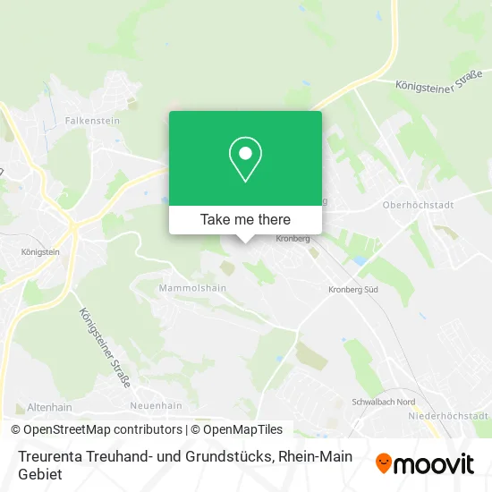 Карта Treurenta Treuhand- und Grundstücks