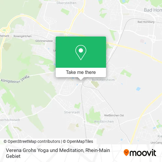 Карта Verena Grohs Yoga und Meditation