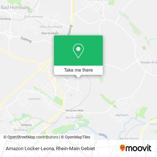 Карта Amazon Locker-Leona