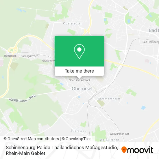 Карта Schinnenburg Palida Thailändisches Maßagestudio