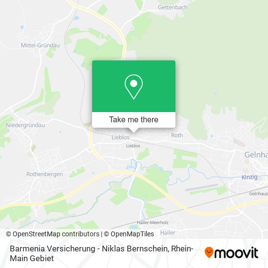 Barmenia Versicherung - Niklas Bernschein map