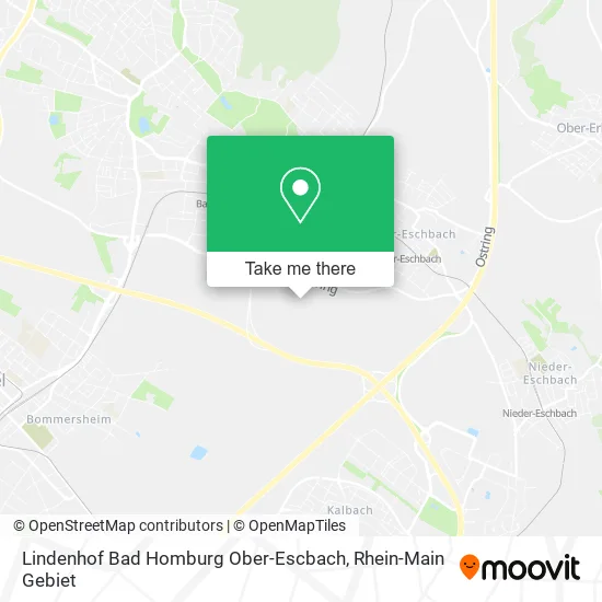 Карта Lindenhof Bad Homburg Ober-Escbach