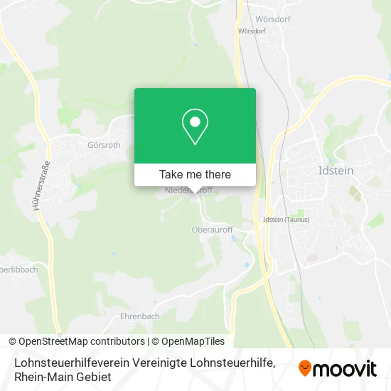 Карта Lohnsteuerhilfeverein Vereinigte Lohnsteuerhilfe