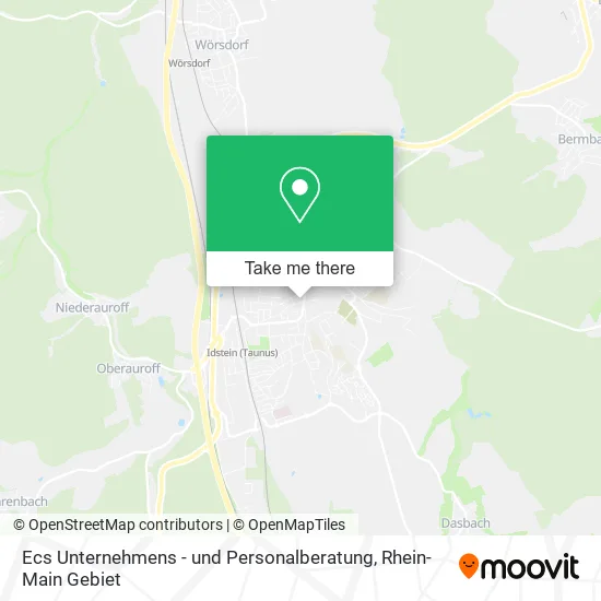 Карта Ecs Unternehmens - und Personalberatung